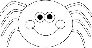 Black And White Halloween Pictures Black And White Halloween Spider Halloween Spider Image Spider Coloring Page Black And White Spider