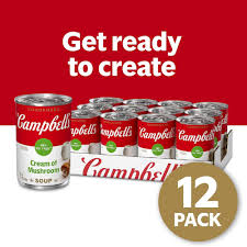 Amazon.Com : Campbell'S Condensed Cream Of Mushroom Soup, 10.5 Ounce Cans  (Pack Of 8) : Grocery & Gourmet Food