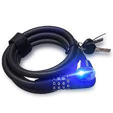 bike cable locks outerdo bike lock 5digit resettable combination cable bike lock antitheft lock folding circle security lock bike lock bicycle security locks