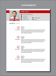 Achievements Cv Template Example Goals Ambitions Ambition Skills You Can Get The Fully Edita Resume Skills Resume Skills Section Modern Resume Template