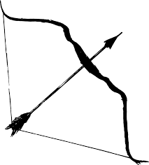 Archery Bow Clipart Black And White Pin By Meme Loverz On Archery Arrow Illustration Arrow Silhouette Arrow Drawing