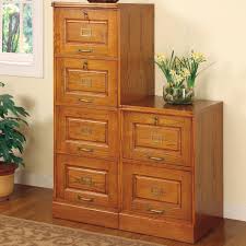 oak file cabinet with 4 drawers