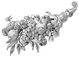 Horn Of Plenty Vector Vector Illustration Of Horn Of Plenty Spon Vector Plenty Horn Horn Illustration Ad Art Ornament Drawing Horns