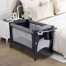 Portable crib mattress with organic cotton. Isabelle Max Portable Baby Crib With Comfortable Mattress Changing Table And Toys Reviews Wayfair