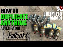 Fallout 4 How To Get Unlimited Ammo After Patch Dogmeat Duplication Exploit Fallout 4 Exploit Youtube Fallout Facts Fallout Tips Fallout