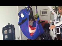 Hoyer lifts are technically a brand name, but people also use the name generically to refer to any patient lift. How To Use Hoyer Lift Bag Sling Youtube