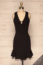 Perpignan Black Fitted Cocktail Dress La Petite Garconne In 2020 Little Black Cocktail Dress Classic Cocktail Dress Dresses