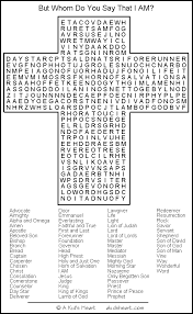 The game's goal is to fill the white squares with letters, forming words or phrases, by solving clues, which lead to the answers. Ask Com Bible Word Searches Bible Words Bible For Kids