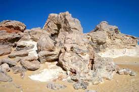 Crystal Mountain Stands On The Edge Of White Desert Charismatic Planet