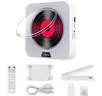 Hordozható CD lejátszó, Vaxiuja, Bluetooth 5.1, FM rádió, USB/TF, beépített  HiFi hangszórók, Távirányítóval, időzítővel, kijelzővel, műanyag, ...