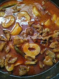 1 ekor ikan tongkol putih 8 keping asam keping 1 genggam garam kasar. Resipi Gulai Daging Cincang Rebung Versi Utara Memang Sedap