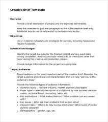 Creative brief sample pdf and docx download 26 of july 2018 a creative brief, also called a design brief, is a set of specifications for a design that you want to create. Free 9 Sample Creative Brief In Pdf Ms Word