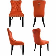 Velvet Dining Chairs Upholstered High