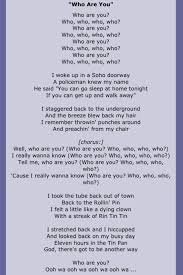 The Who Nirvana Quotes Lyrics 90 Songs