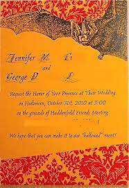 Before you start putting together your personal invitation messaging, compare some of these options to help put together the. The Spookiest Creepiest Wedding Invitations You Ll Ever See Offbeat Bride