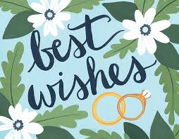 Best Wishes Postable Wedding Congratulations Card Wedding Congratulations Custom Wedding Stationery