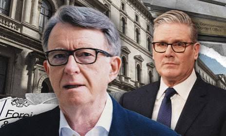 Revealed: Mandelson failed vetting but Foreign Office overruled decision | Peter Mandelson | The Guardian