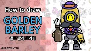 Dorina art 121 views3 months ago. How To Draw Golden Barley Brawl Stars Youtube
