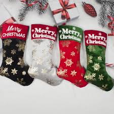 Christmas Stockings Kids Gift Stocking Bags Merry Christmas Christmas Gift  Bag Hanging Socks for Christmas Party navidad - AliExpress