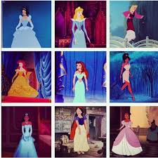 The Disney Princesses With Their Heads Switched Haha Disney Princess Outfits Disney Princess Fashion Disney Movie Art