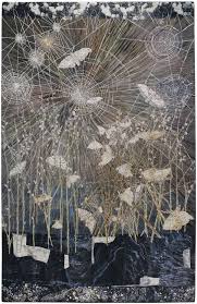 Kiki Smith American B 1954 Spinners Moths Spiders Webs 2014 Cotton Jacquard Tapestry With Hand Painting And G Kiki Smith Kiki Smith Drawings Artwork