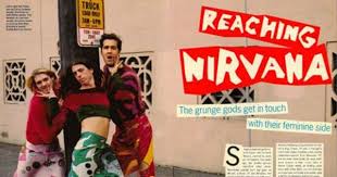 A little tutorial on how to dress like the last real rockstar and nirvana leader kurt cobain. That Time When Nirvana Dressed Up In Woman Clothes For Mademoiselle Magazine 1993 Vintage Everyday