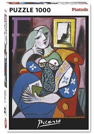 Die schätze des monsieur le guennec. Piatnik 5341 Pablo Picasso Frau Mit Buch 1000 Teile Puzzle