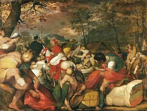 San Carlo visita gli appestati, Giovan Battista Crespi