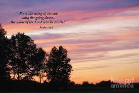 Let us shout aloud to the rock of our salvation. Bible Quotes About Sunset Quotesgram