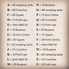 We all know we need to exercise. The Alphabet Workout Running Bug