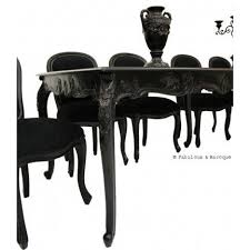 Versailles 10ft Dining Table 10 Chairs Black Dining Table Black Dining Table Chairs Dining Table