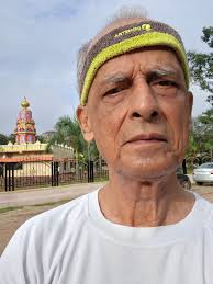 Completed 10k run in cool humid weather