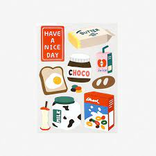 deco stickers 08 good morning removable stickers laptop etsy in 2021 sticker art journal stickers deco sticker