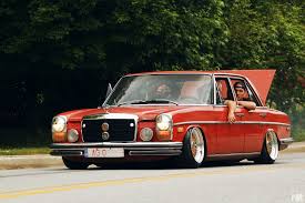 Slammed Mercedes Benz W108 Modifiyeli Mercedes Benz W115 Kapak Fotograflari Tekirdag Tuning Mercedes Benz Slammed Fotograf
