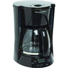 Proctor silex coffee & espresso makers. Proctor Silex 12 Cup Coffeemaker Black Glass Carafe Permanent Filter Hd Supply