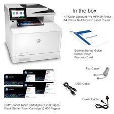 يشتمل ملف التثبيت على الحل الكامل لكل ما تحتاجه لإعداد طابعة hp واستخدامها. Hp Color Laserjet Pro Mfp M479fnw A4 Colour Multifunction Laser Printer W1a78a