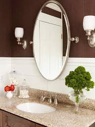 Brilliant Tips For Making Your Small Bathroom Feel Larger Oval Mirror Bathroom Bathroom Space Saver Round Mirror Bathroom