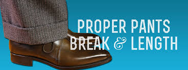 Find the latest brands, styles and deals right now! Proper Pants Break Length How To Hem Suit Trousers Slacks Full Break Half Break Or No Break