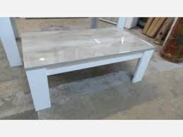 Vous souhaitez recevoir un email dès que ce produit est. Table Basse Dylan Laquee Blanc Et Effet Beton Salon Canape Meubles Destock Occaz