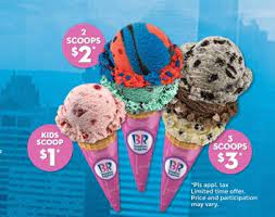 Baskin Robbins Buy One Cone Get One Free My Frugal Adventures