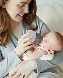 Nanobebe Flexy Biberones de silicona, anticólicos, sensación natural,  tetina que no se pliega, base estable sin punta, fácil de limpiar, paquete  de 2, gris, 150 ml : Amazon.es: Bebé