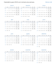 Semana 27 De 2019 O Calendario