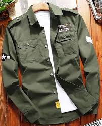 Chemise Militaire Vintage Armband Manches Longues Fashion Suits For Men Stylish Shirts Men Men Shirt Style