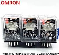 1pcs OMRON Intermediate Relay MKS2P MKS3P DC24V AC24V AC110V AC220V