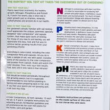 Soil Test Kit Details