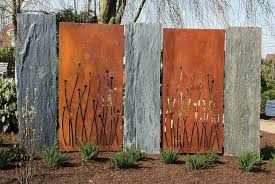 Paras Sichtschutzwande Aus Corten Sichtschutzwand Garten Sichtschutz Garten Dekorative Gartenzaune