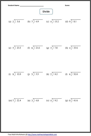 But how many times does 5 go into 7, and what do you do with the . Long Division For Kids Shefalitayal