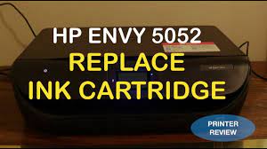 Information about obtaining cartridges for the printer. Hp Envy 5052 Ink Cartridge Installation Replacement Review Youtube