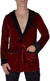 Buy Revolver Fashion Hugh Hefner Velvet Robe Red Velvet Lounge Robe For Home Or Parties Online In Vietnam B07f7mvhr9
