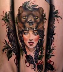 Custom tattoo design is the world's leader in online tattoo designs. 12 Best Bear Headdress Tattoo Designs Petpress